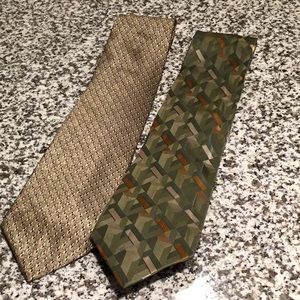 Two silk ties
